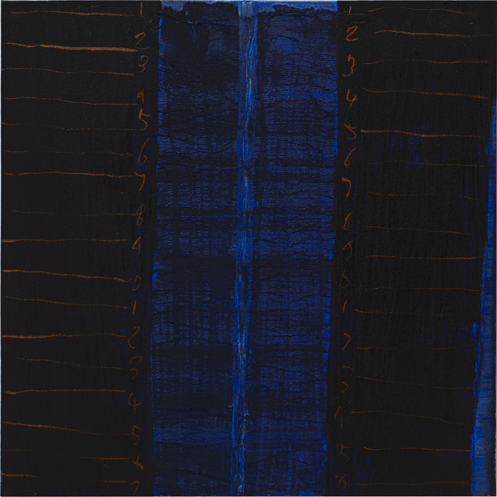 untitled #1 | 2000 | papier, acrylic on canvas | 60 x 60 cm